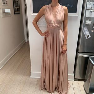 Twobirds classic ballgown in rosewood size A